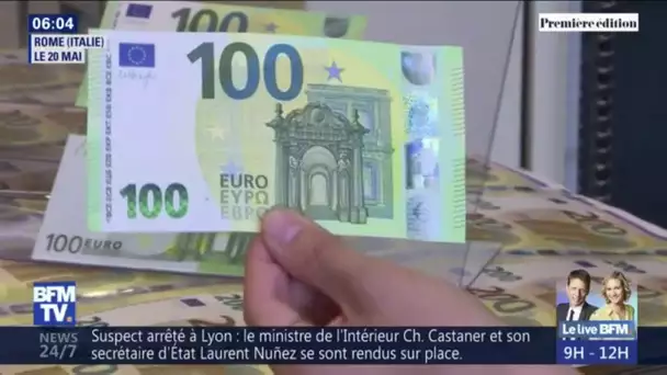 Voici les nouveaux billets de 100 et 200 euros mis en circulation ce mardi