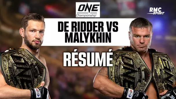 Résumé ONE Championship : de Ridder impuissant face à Malykhin ?