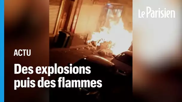 Paris : incendie d'une benne au cœur du quartier Château-rouge