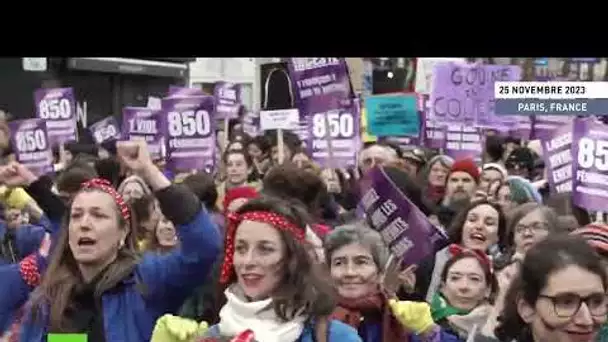 🇫🇷 France : des milliers de personnes se rassemblent en solidarité avec les victimes de féminicide
