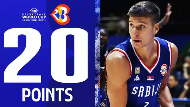 Bogdan Bogdanović Doesn't Miss!🔥 Drops 20 PTS & Leads Serbia To #FIBAWC W!