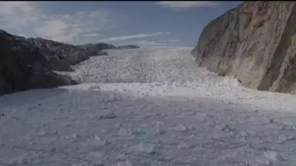 Groënland : glacier de Sermilik et front de glace