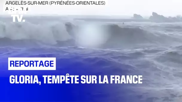 Gloria, tempête sur la France
