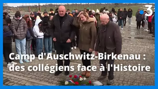 Au camp d'Auschwitz-Birkenau, des collégiens de la Côte d'Azur face à l'Histoire