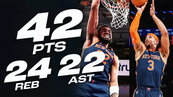 KAT & Josh Hart Were DOING IT ALL vs Mavericks | March 25, 2025