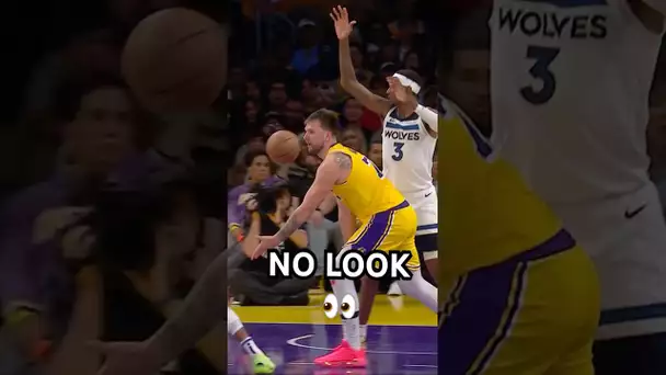Luka with the no look dime 👀😮‍💨