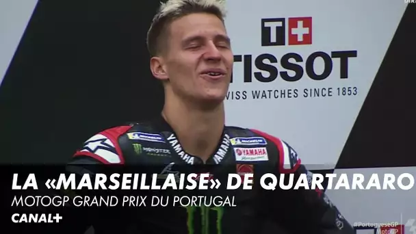 La Marseillaise de Fabio Quartararo - Grand Prix du Portugal - MotoGP