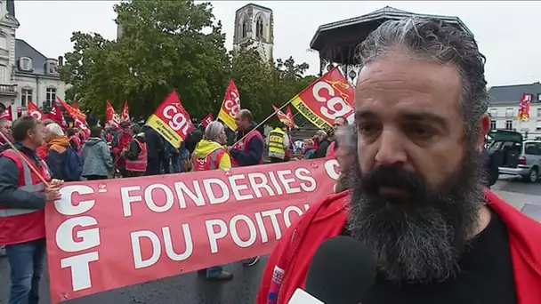Manifestation contre la réforme des retraites à Châtellerault et Angoulême le 24 septembre 2019