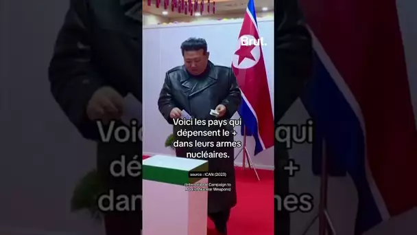 Les pays qui dépensent le plus dans leurs armes nucléaires