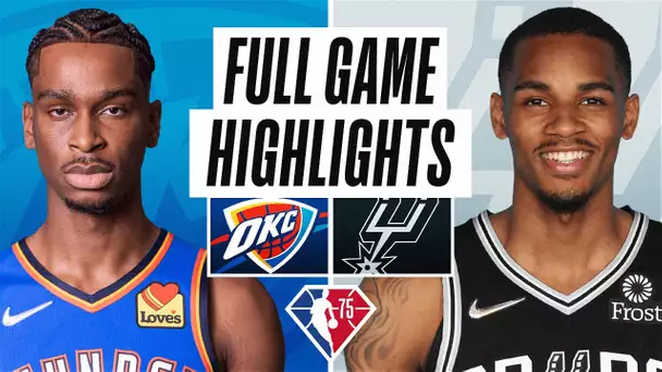 THUNDER at SPURS | FULL GAME HIGHLIGHTS | January 19, 2022