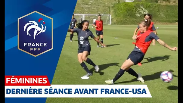 France-Etats-Unis Féminine : concentration avant le quart de finale I FFF 2019