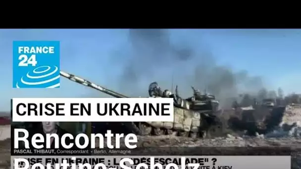 Crise en Ukraine : rencontre Poutine-Scholz sur la sécurité européenne • FRANCE 24
