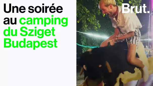 Une soirée au camping du Sziget Budapest