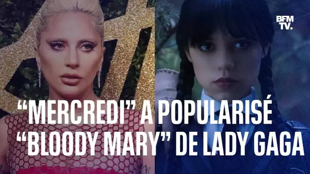 Pourquoi “Mercredi” a fait de “Bloody Mary” de Lady Gaga le titre le plus recherché sur Shazam?