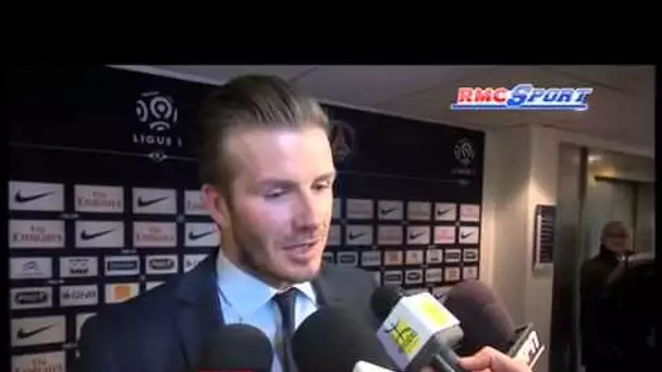 PSG - Barcelone / Beckham: 'Un match spécial pour tout le monde' - 30/03