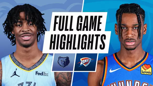 GRIZZLIES at THUNDER | FULL GAME HIGHLIGHTS | March 14, 2021