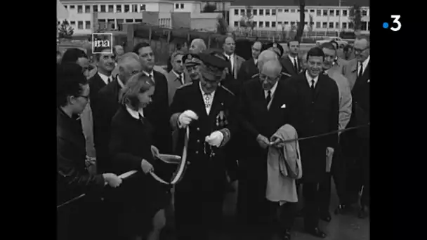 15 octobre 1968 : inauguration de la première tranche du quartier de la Fontaine d&#039;Ouche à Dijon