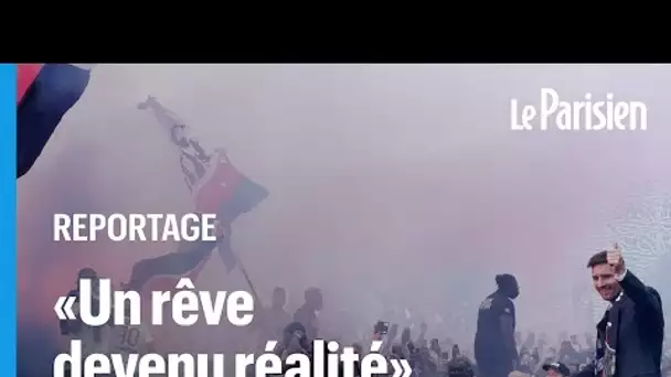 Folie devant le Parc des Princes pour la présentation de Messi au PSG