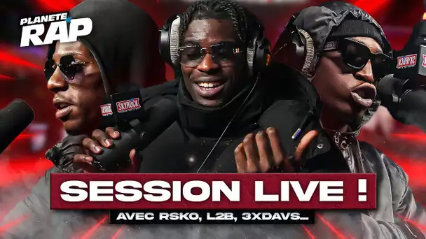 SESSION LIVE avec Rsko, L2B, Yaya impliqué, 3xdavs & Albi ! #PlanèteRap