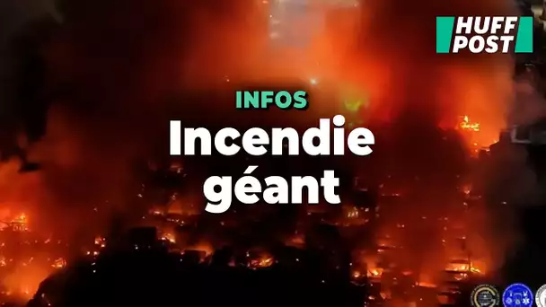 Aux Philippines, un incendie géant ravage un quartier de Manille