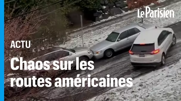 Tempête Elliot : chaos et scènes de panique sur les routes enneigées aux États-Unis
