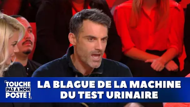 La blague de la machine du test urinaire