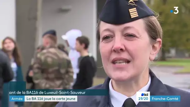 Haute-Saône : la BA116 ouvre ses portes pour sensibiliser aux métiers de l'armée