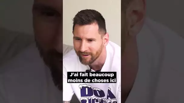 Messi : "Je n'étais pas heureux à Paris" #shorts