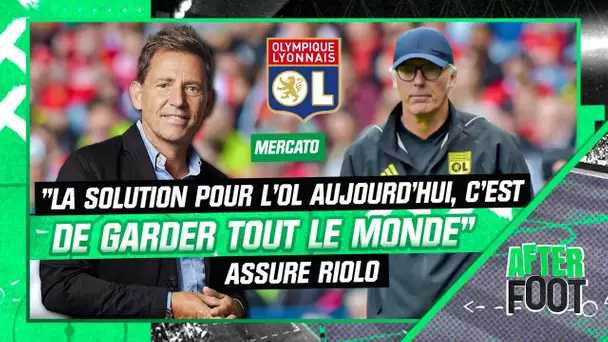 Ligue 1 : "La solution pour l’OL aujourd’hui, c’est de garder tout le monde" assure Riolo