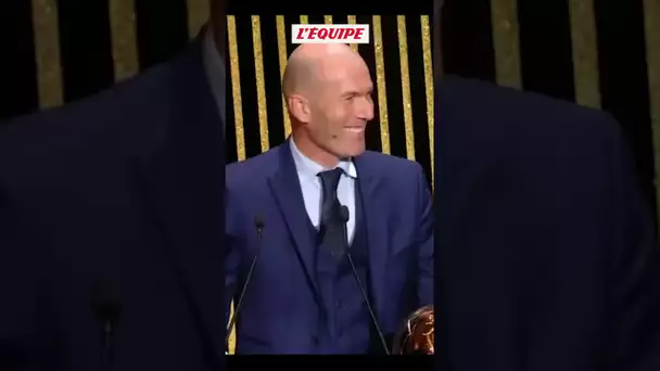 L'anecdote de Didier Drogba sur Zinedine Zidane #shorts #ballondor #football #zidane #lequipe