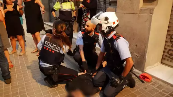 La redoutable patrouille-moto de Barcelone