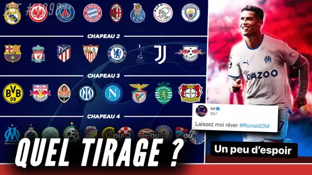 Tirage C1 : le PSG épargné ? le cauchemar pour l'OM ? JUL et Marseille rêvent encore de RONALDO !