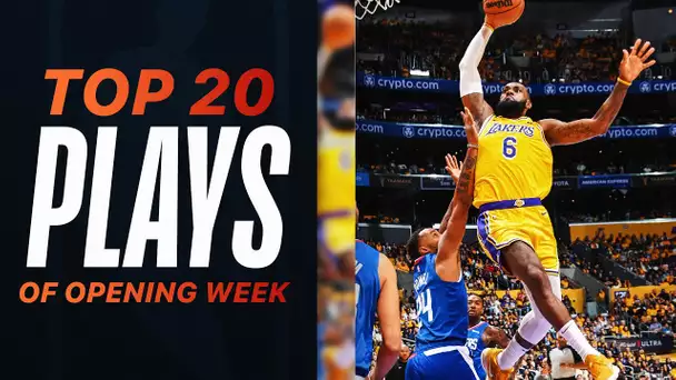 Top 20 Plays Of NBA Open Week 👀🔥