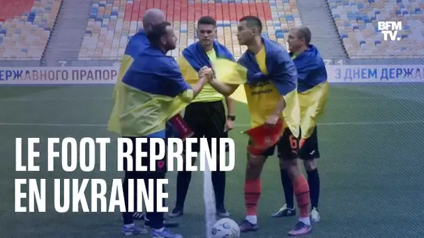 Le championnat ukrainien de football reprend six mois après le début de l'invasion russe