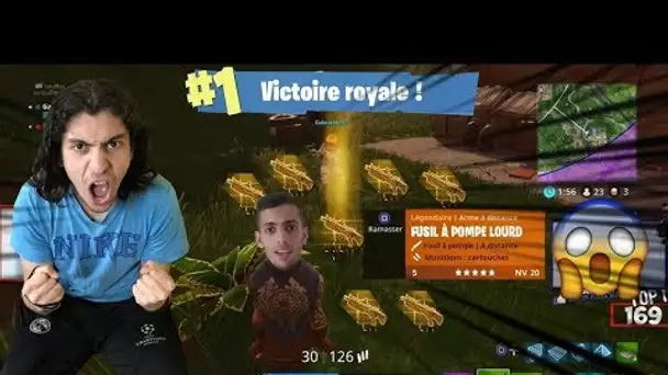 ON A TROUVÉ 10 NOUVEAU FUSIL A POMPE LOURD LÉGENDAIRE SUR FORTNITE BATTLE ROYALE !