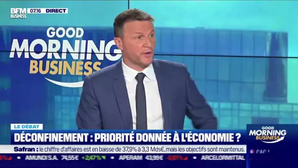 Le débat  : Déconfinement, priorité à l'économie ?