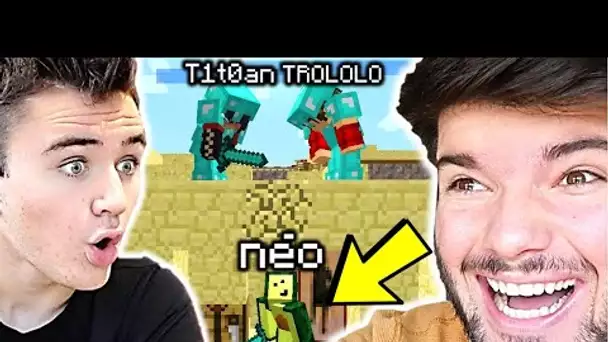 CACHE CACHE MINECRAFT JE DONNE 1000€ A @Néo The One SI IL GAGNE ! (rip ma banque)