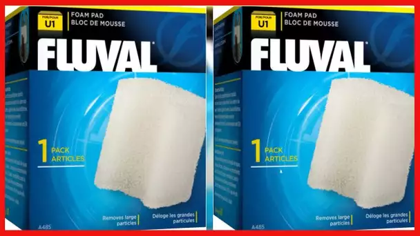 Fluval U1 Bio-Foam Pad, Replacement Underwater Aquarium Filter Media, A485