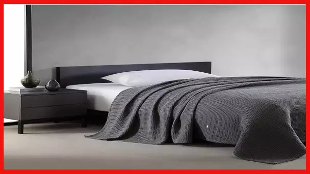 Vera Wang - King Blanket, Luxury Cotton Bedding, Plush & Heavyweight Home Decor