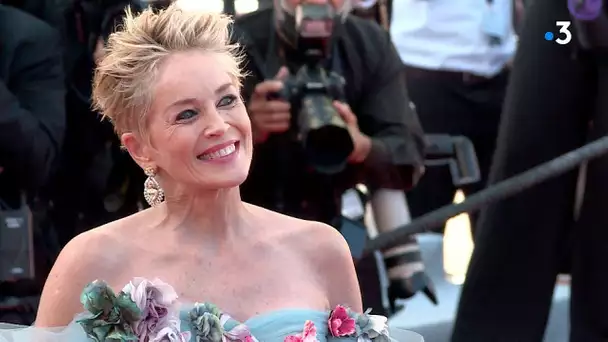 #Cannes2021 - Sharon Stone de retour sur les marches de Cannes et au gala de l'amfAR