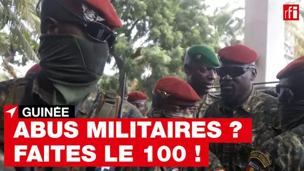 Guinée : abus militaires ? Faites le 100 ! • RFI