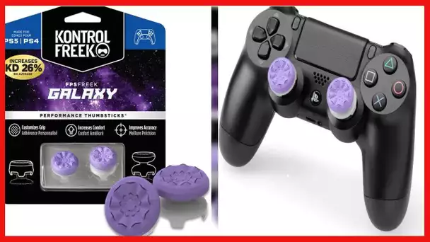KontrolFreek FPS Freek Galaxy Purple for PlayStation 4 (PS4) and PlayStation 5 (PS5) | Performance