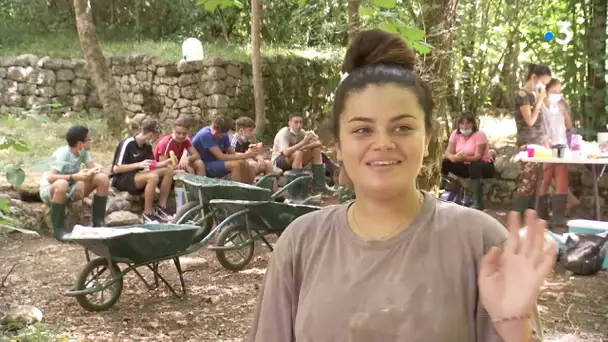 Vaqui. A Mouans-Sartoux (06), des jeunes volontaires réhabilitent les canaux des Cannebiers