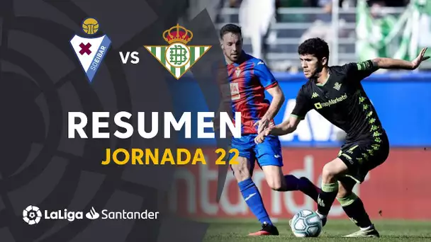 Resumen de SD Eibar vs Real Betis (1-1)
