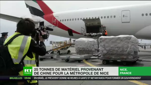 Covid-19 : la ville de Nice commande auprès de la Chine 25 tonnes de matériel médical