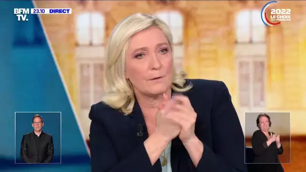 Marine Le Pen: "Il faut arrêter avec les aménagements de peine"