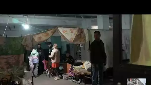 Reportage en Ukraine : à Tchouhouiv, avec les civils qui se terrent dans des caves • FRANCE 24