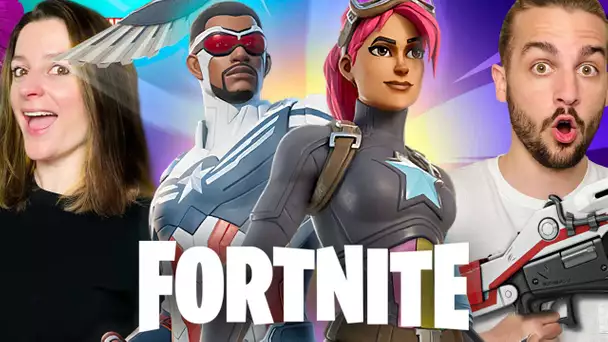 ON ACHETE LES NOUVEAUX SKINS MARVEL SUR FORTNITE !