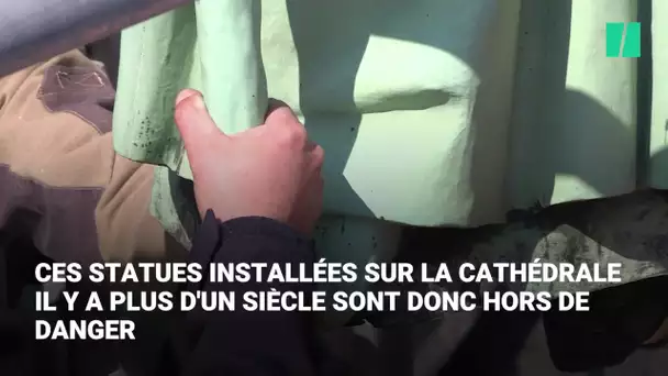 Notre-Dame de Paris : les statues de la flèche de la cathédrale ont été sauvées de justesse