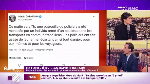 L'homme qui a agressé les policiers ce matin est décédé